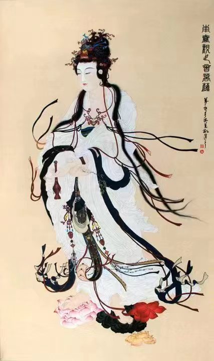 世界佛教教皇 南无羌佛工巧明展显之中国画-图片2