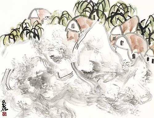 贵在似与不似之间 一一略评王玉花的水墨逸品-图片3